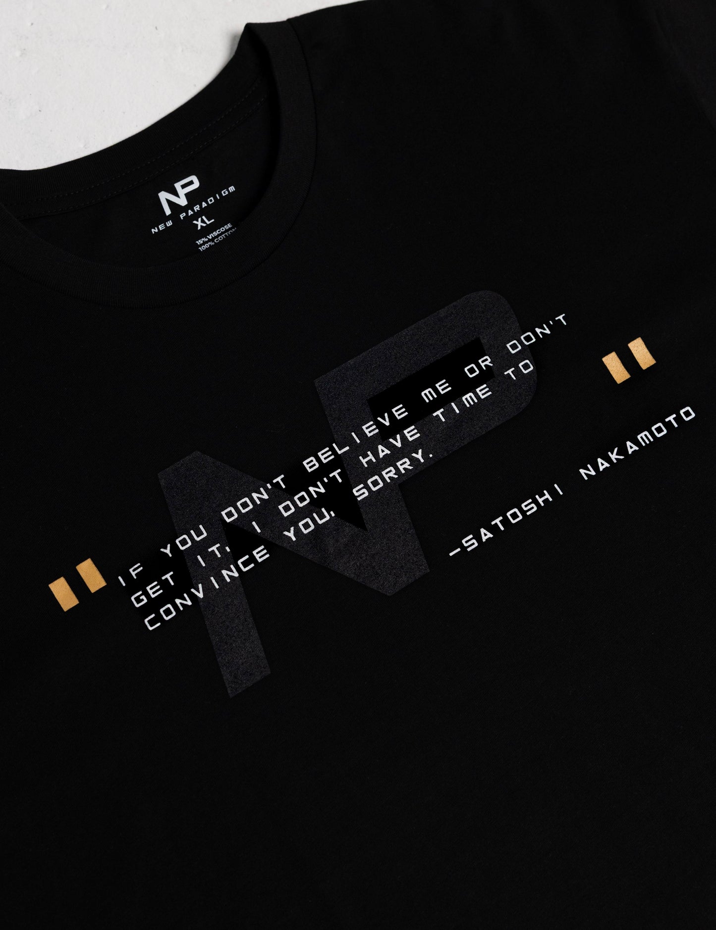 Satoshi Quote - "If You Don't Believe Me"