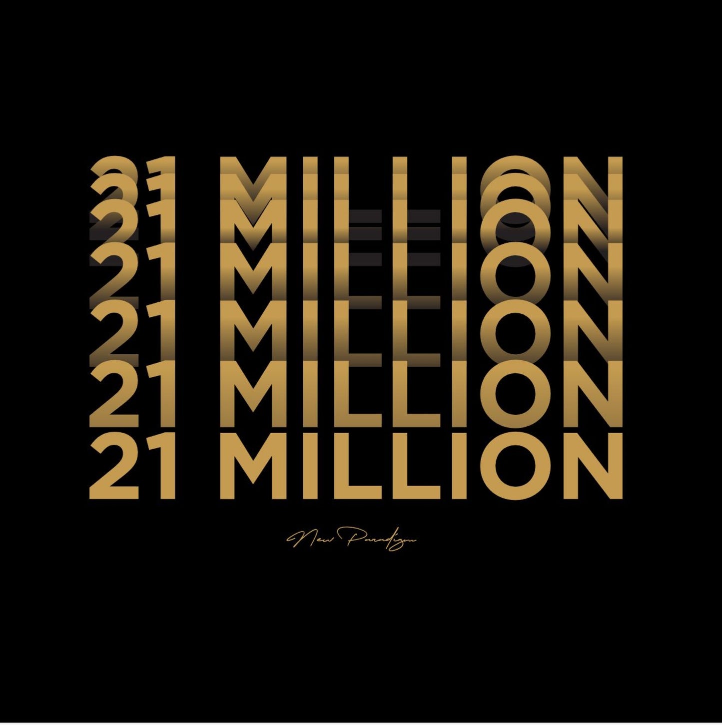 21 Million T-Shirt - Black