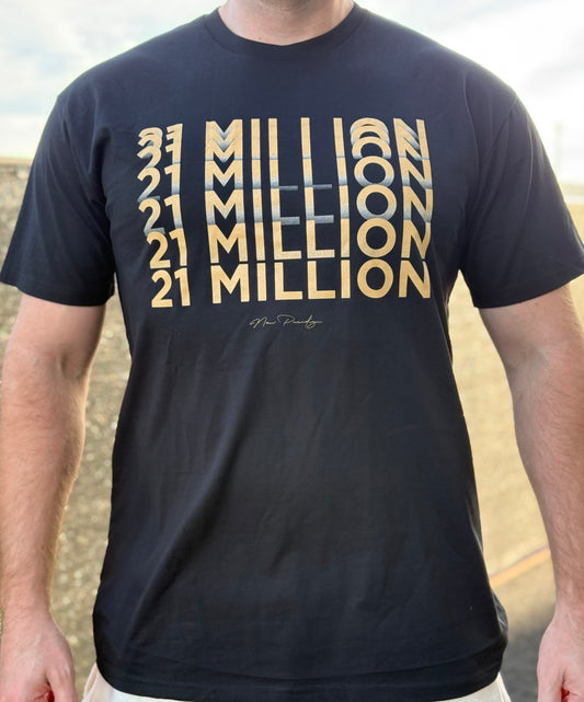 21 Million T-Shirt - Black